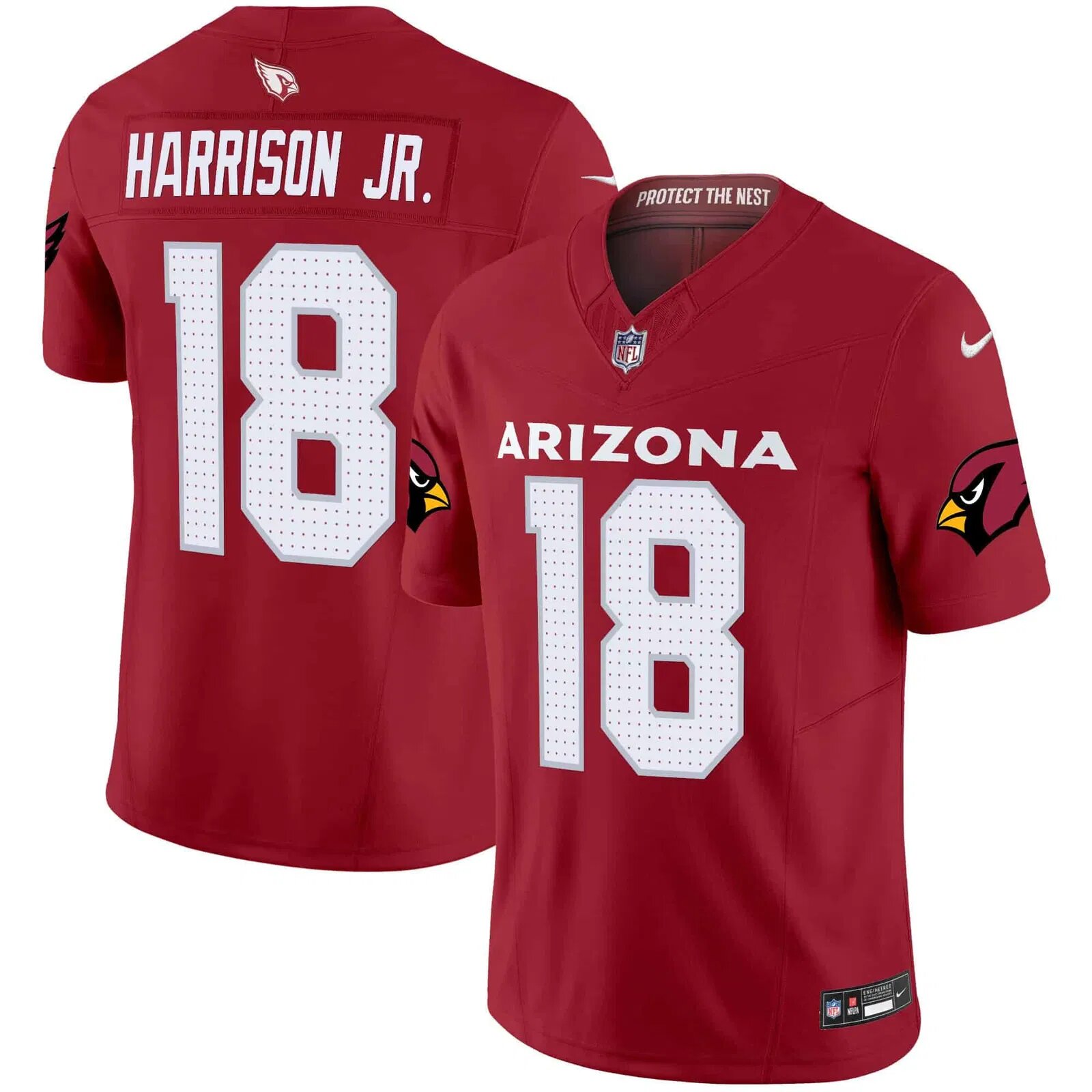 Men Arizona Cardinals #18 Harrison jr Red Nike 2024 Vapor Limited NFL Jersey->indianapolis colts->NFL Jersey